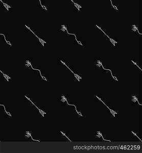 Doodle arrows seamless pattern,hand drawn vector illustration. Doodle arrows seamless pattern