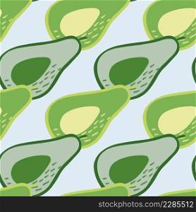 Doodle avocado seamless pattern. Hand drawn botanical backdrop. Design for fabric , textile print, surface, wrapping, cover. Vintage vector illustration. Doodle avocado seamless pattern. Hand drawn botanical backdrop.