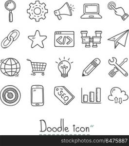 doodle icon set