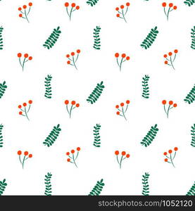 Doodle seamless pattern with colorful flower for wallpaper design. Nature textile print. Hand drawn vector pattern.. Hand Drawn floral seamless pattern.