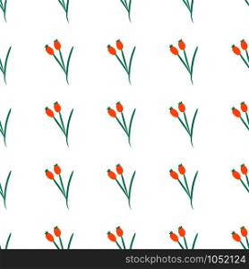 Doodle seamless pattern with colorful flower for wallpaper design. Nature textile print. Hand drawn vector pattern.. Hand Drawn floral seamless pattern.