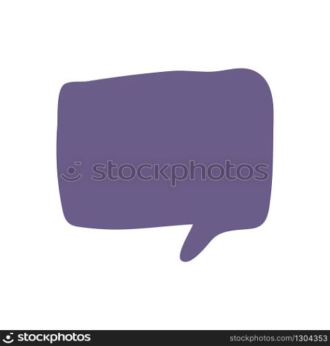 Doodle speech bubble isolated on white background. Hand drawn blank comment design. Vector illustration. Dialog balloon template chat, message.. Doodle speech bubble isolated on white background. Hand drawn blank comment design.