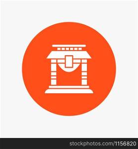 Door, Bridge, China, Chinese white glyph icon