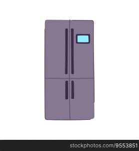 door fridge cartoon. appliance food, domestic open, interior cooler door fridge sign. isolated symbol vector illustration. door fridge cartoon vector illustration
