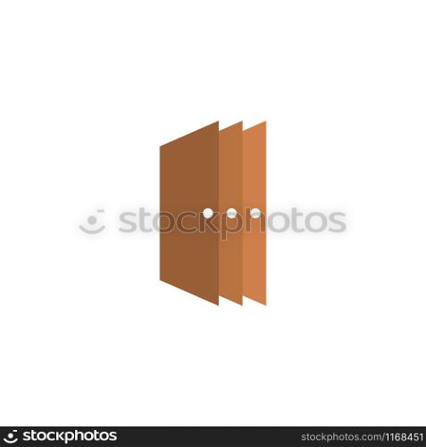 Door icon graphic design template vector isolated