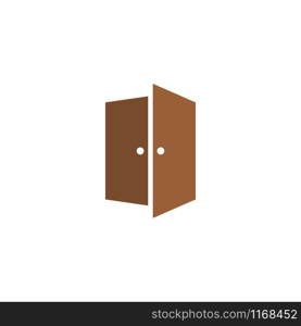 Door icon graphic design template vector isolated