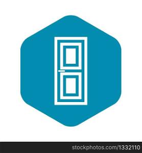 Door icon in simple style isolated vector illustration. Door icon, simple style