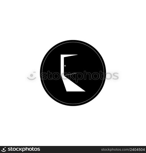 door icon logo vector design template