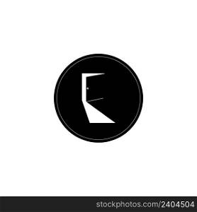 door icon logo vector design template