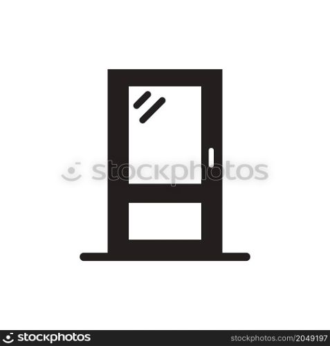 door icon vector design templates white on background