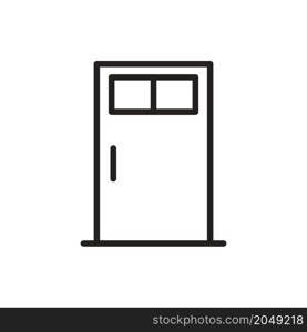 door icon vector design templates white on background