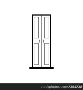 door icon vector illustration design element