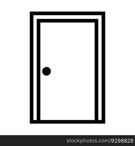 door icon vector template illustration logo design