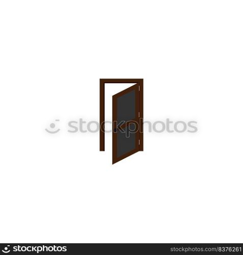 door logo stock illustration design