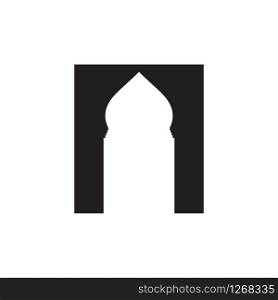 Door mosque icon design template vector illustration