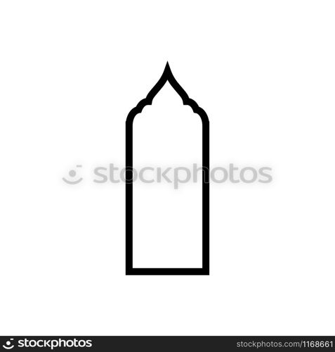 Door mosque icon design template vector illustration isolated