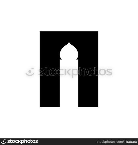 Door mosque icon design template vector illustration isolated