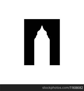 Door mosque icon design template vector illustration isolated