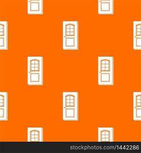 Door with lock pattern vector orange for any web design best. Door with lock pattern vector orange