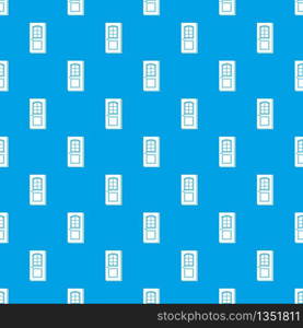 Door with lock pattern vector seamless blue repeat for any use. Door with lock pattern vector seamless blue