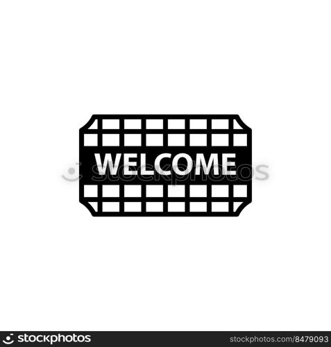 doormat icon vector design templates white on background