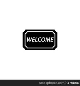 doormat icon vector design templates white on background