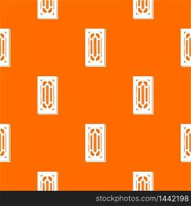 Doorway pattern vector orange for any web design best. Doorway pattern vector orange