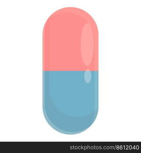 Doping capsule icon cartoon vector. Sport athlete. Vitamin stop. Doping capsule icon cartoon vector. Sport athlete