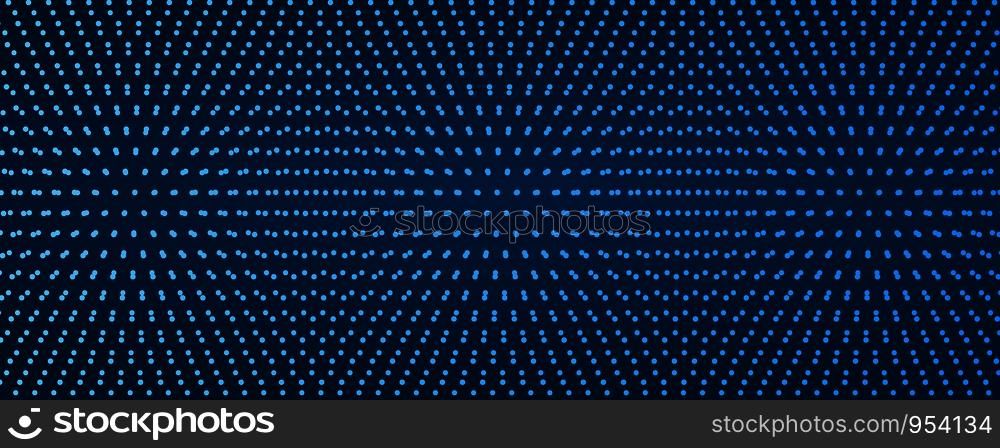 Dot pattern Abstract Modern dark blue line colored poster. Vector illustration
