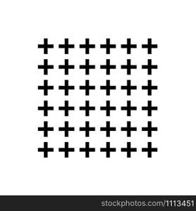 Dot Plus Rectangle Background Element