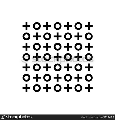 Dot Plus Rectangle Background Element