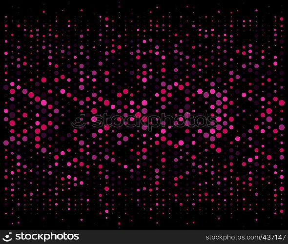 Dots vector background illustration design template