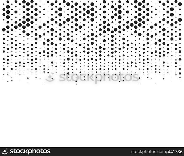 Dots vector background illustration design template