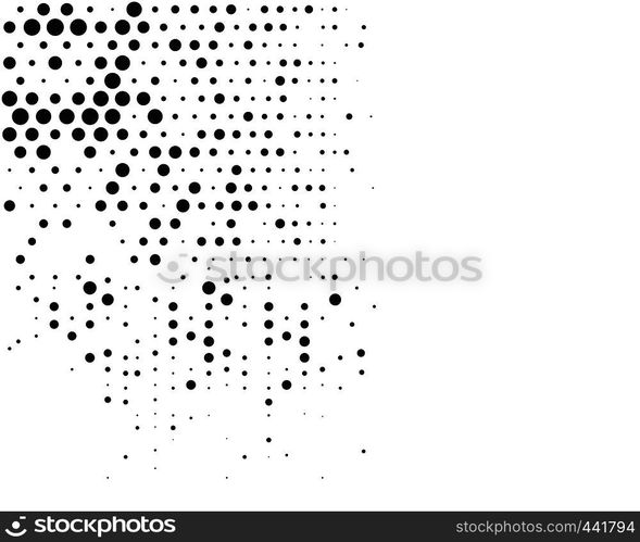 Dots vector background illustration design template