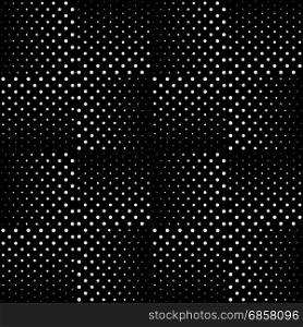 Dotted Line Geometric Seamless Pattern. Repeating Dotted Lines. Dots of the Different Size. Monochrome. Vector Backdrop for Your Design. Texture Pattern Swatches Included in File.