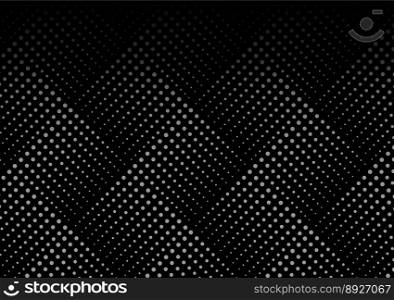 Dotted line geometric seamless pattern vector image