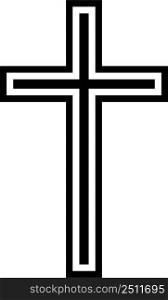 Double Christian cross crucifix symbol faith love God Jesus Chrestos