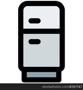Double-door refrigerator for preserving perishables