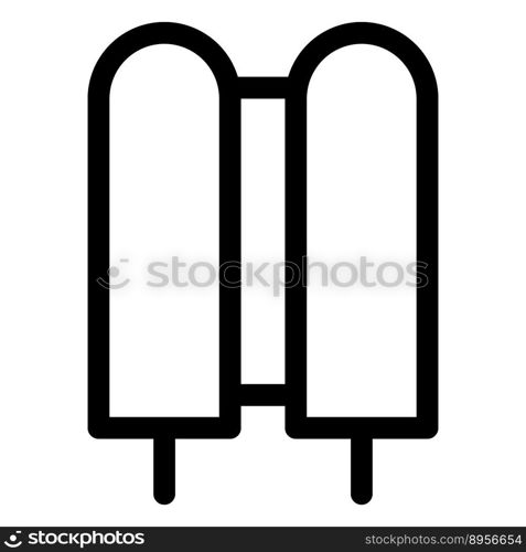 Double molded ice pops served as refreshment