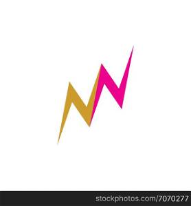 double n letter symbol logo icon design element
