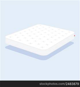 Double white mattress.