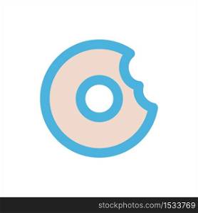 doughnut icon flat vector logo design trendy illustration signage symbol graphic simple