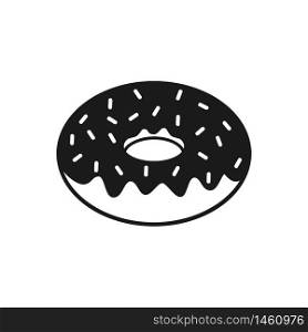 doughnut icon in trendy flat style