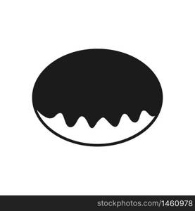 doughnut icon in trendy flat style