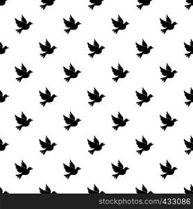Dove pattern seamless in simple style vector illustration. Dove pattern vector