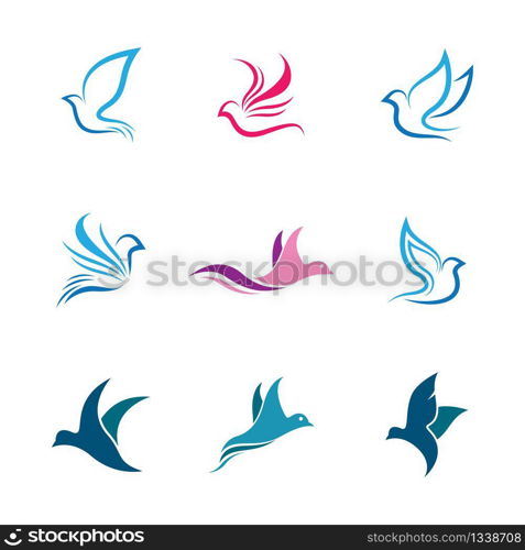 Dove vector icon illustration design