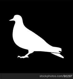 Dove white color icon .. Dove it is white color icon .