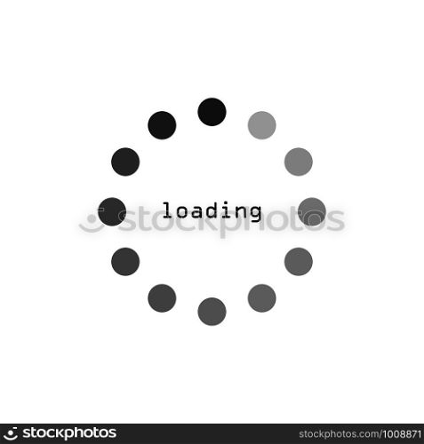 download and loading icon with text, vector illustration. download and loading icon with text, vector