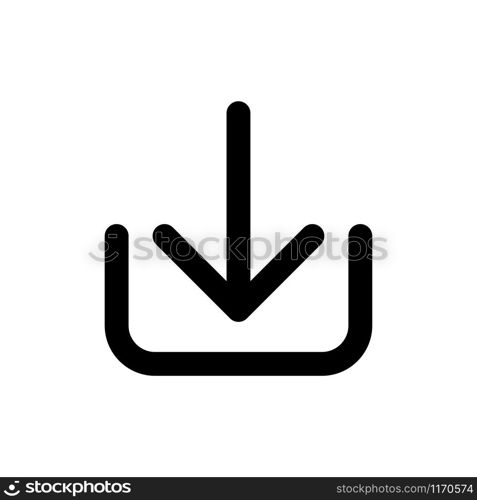 Download arrow signage icon trendy