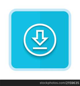 download button line icon